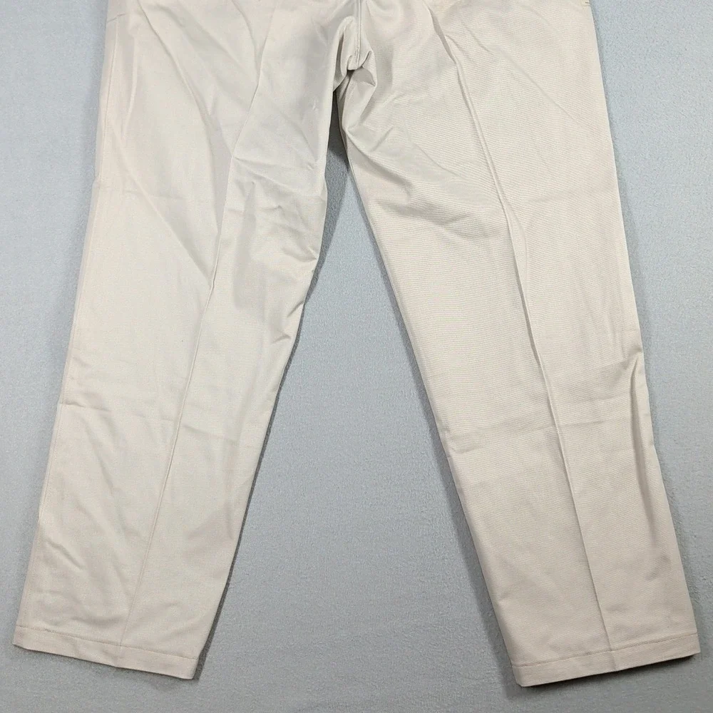 Lee Pants Mens Khaki Double Pleat‎ Relaxed Fit Tapered Chino VIS U371-019